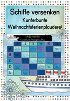 Vorschau - Spiele - Schiffe versenken - Kunterbunte Weihnachtsferienplauderei - Deckblatt