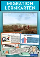 Vorschau - Arbeitsblätter - Bevölkerung, Migration und Globalisierung - Lernkarten & Übungsaufgaben mit Lösungen - Erdkunde Klasse 8-10 - Seite 1