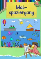 Vorschau - Mal- und Bastelvorlagen - Kunst Grundschule, Malspaziergang - Deckblatt