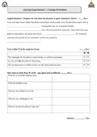 Vorschau - Klassenarbeiten - Listening Comprehension | Hörverstehen | Division in the United States (2) - Seite 1