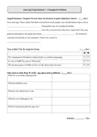 Vorschau - Klassenarbeiten - Listening Comprehension | Hörverstehen | Division in the United States (2) - Seite 3