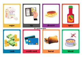 Vorschau - Bildkarten - Restaurant-Flashcards auf Englisch! - Seite 3