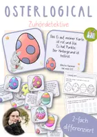 Vorschau - Spiele - Osterlogical - Zuhördetektive - Grundschulrätsel - Deckblatt