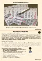 Vorschau - Stundenentwürfe - Kalendermathematik in der Grundschule - Seite 1