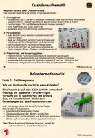 Vorschau - Stundenentwürfe - Kalendermathematik in der Grundschule - Seite 3