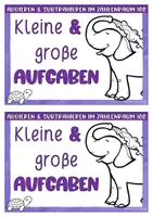 Vorschau - Unterrichtsreihen - Kartei - Analogieaufgaben 100 (große & kleine Aufgaben) - Seite 1