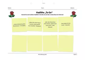 Vorschau - Aufgabenkarten - IRU - Hadithe_to_Go_5-6 - Seite 2