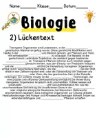 Vorschau - Unterrichtsreihen - Transgene Organismen Informationen und Arbeitsblätter - Seite 2