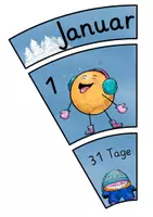 Vorschau - Poster - Jahreszeiten / Legekreis - Monate - Jahr - Kalender - Seite 1