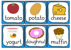 Vorschau - Präsentationen/Tafelbilder - Healthy & Unhealthy Food: Sortierkarten / Sorting Cards (Wortschatzarbeit) - Englisch - Kl. 3/4 - Seite 3