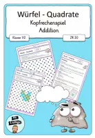 Vorschau - Spiele - Würfel Quadrate Addition 3 - Deckblatt