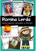 Vorschau - Unterrichtsreihen - Romina Lerda, mujeres y Naturaleza: actividades para Plástica - Deckblatt