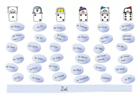 Vorschau - Unterrichtsreihen - Spiel Eisscholle hüpfen Wortschatz Winter - Seite 3