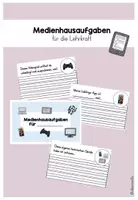 Vorschau - Arbeitsblätter - Medienabfrage der Kinder - Medienbildung - Deckblatt