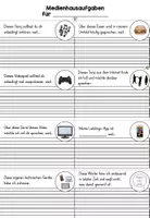 Vorschau - Arbeitsblätter - Medienabfrage der Kinder - Medienbildung - Seite 1