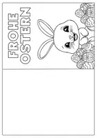 Vorschau - Mal- und Bastelvorlagen - Osterkarten zum Ausmalen (Grußkarten) - Seite 2