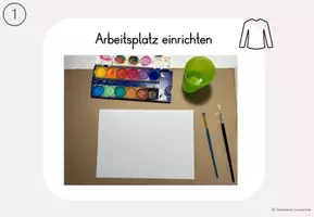 Vorschau - Arbeitsblätter - Apfelbild - Schritt für Schritt Anleitung (Kunst) - Seite 3
