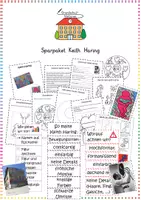 Vorschau - Arbeitsblätter - Keith Haring: XXL Sparpaket - Kunst - Kl. 3/4 (Pop Art) - Deckblatt
