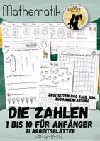 Vorschau - Arbeitsblätter - Zahlen von 1 bis 10 – für Vorschulkinder und Schulanfänger - Deckblatt