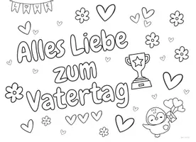 Vorschau - Mal- und Bastelvorlagen - Materialpaket Vatertag - Seite 2