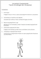 Vorschau - Klassenarbeiten - Klassenarbeit Gewi Atlasarbeit - Seite 1