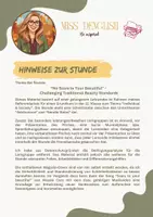 Vorschau - Stundenentwürfe - Individual & Society: Challenging Beauty Standards - Lehrprobe, Unterrichtsmaterialien und Unterrichtseinheit - Seite 2