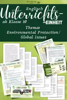 Vorschau - Stundenentwürfe - Unterrichtseinheit - Environmental Protection/ Global Issues (Hausarbeit, Unterrichtsstunden inklusive tabellarische Verläufe, Materialien und Erwartungsbilder) - Deckblatt