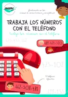 Vista previa - Tarjetas / Manipulativos - TRABAJA LOS NÚMEROS CON EL TELÉFONO - Portada