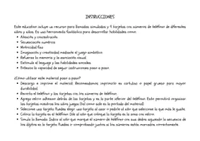 Vista previa - Tarjetas / Manipulativos - TRABAJA LOS NÚMEROS CON EL TELÉFONO - página 3