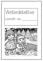 Vorschau - Arbeitsblätter - Leseheft Winterdetektive (dreifach differenziert) - Deckblatt