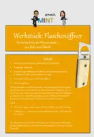 Vorschau - Stundenentwürfe - Werkstück: Flaschenöffner aus Holz und Metall - Deckblatt