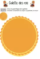 Aperçu - Fiches - graphisme galette des rois - quadrillage - Page de couverture
