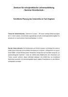 Vorschau - Stundenentwürfe - Materialpaket - Unterrichtsentwürfe für das Fach Englisch - Seite 1