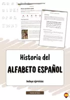 Vista previa - Unidades / Secuencias / Situaciones de Aprendizaje - Historia y evolución del Alfabeto español: de Egipto a la actualidad - Portada