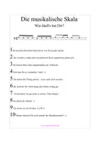 Vorschau - Merkblätter - Die musikalische Skala: Übefortschritte selbst bewerten - Deckblatt