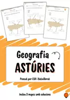 Vista previa - Hojas de trabajo - 🌍 Mapes i Orientació - Astúries (Geografia d'Espanya) - Portada