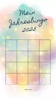 Vorschau - Arbeitsblätter - Jahres-Bingo für Ziele im neuen Jahr - Seite 2