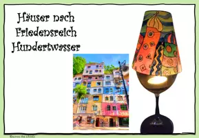 Vorschau - Mal- und Bastelvorlagen - Lampenschirme nach bekannten Künstlern: Materialpaket - Seite 3