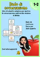 anteprima - Materiale di supporto/inclusione - Dado di conversazione - le mie vacanze di Natale - Pagina di copertina