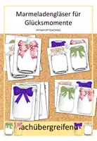 Vorschau - Arbeitsblätter - Marmeladengläser für Glücksmomente - Deckblatt