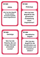 Vorschau - Spiele - Spiel "Ich hab- Wer hat..?" Thema: Genetik | Unterrichtsreihe "Genetik", 9./10. Klasse Biologie - Seite 3