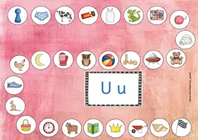 Vorschau - Spiele - Wo hörst du U/u? - Würfelspiel - Deckblatt