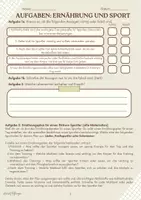 Vorschau - Arbeitsblätter - Arbeitsblatt Ernährung für Sportler Sport Sporttheorie Gesundheit - Seite 2