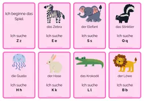 Vorschau - Spiele - Ich habe wer hat Anlaute erkennen - Seite 1
