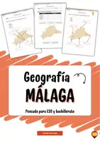 Vista previa - Unidades / Secuencias / Situaciones de Aprendizaje - 🌍Mapas y orientación. Trabajamos Málaga (geografía de España) - Portada