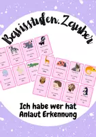 Vorschau - Spiele - Ich habe wer hat Anlaute erkennen - Deckblatt