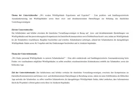 Vorschau - Stundenentwürfe - Würfelgebäude - kommentierte Verlaufsplanung - Seite 1