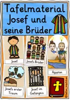 Vorschau - Stundenentwürfe - Josef und seine Brüder Religionsunterricht TAFELMATERIAL - Deckblatt