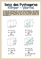 Vorschau - Arbeitsblätter - Satz des Pythagoras - Anwendungsbeispiele - Körper - Seite 3
