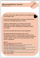 Vorschau - Arbeitsblätter - Abschreibkartei Winter - Seite 1